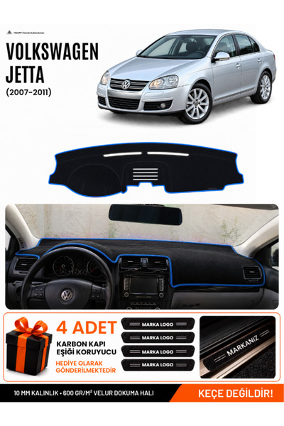 e-biz Volkswagen Jetta (2007-2011) Compatible Dashboard Cover, Dashboard Case...