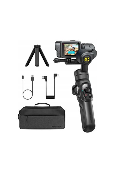 NO BRAND Stabilizator Gimbal Aochuan G1 + Băț de selfie pentru GoPro HERO 13 ...