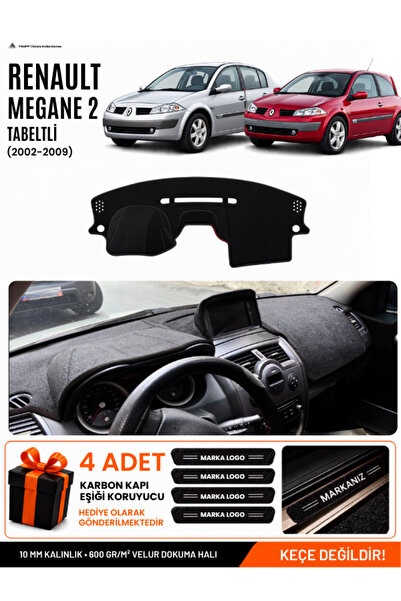 e-biz Renault Megane 2 with Large Screen (2002-2009) Compatible Glove Box Cov...