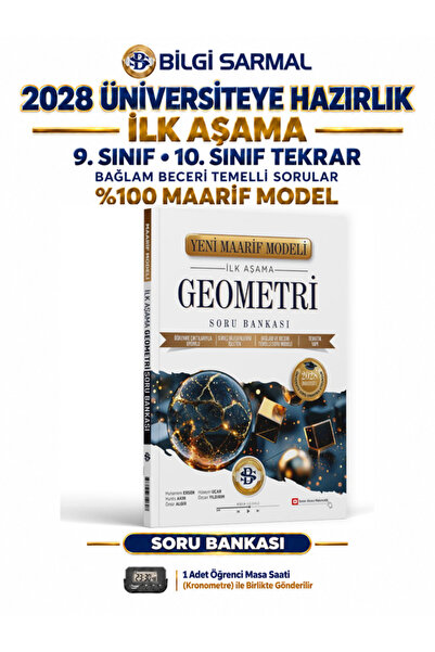 Bilgi Sarmal Yayınları 2028 ÜNİV.HAZIRLIK GEOMETRİ 9.10.SINIF TEKRAR İLK AŞAM...