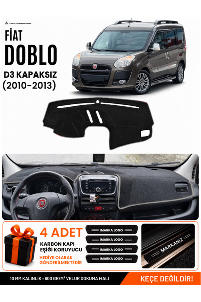e-biz Fiat Doblo D3 (2010-2013) Compatible Glove Box Cover, Glove Box Case - ...
