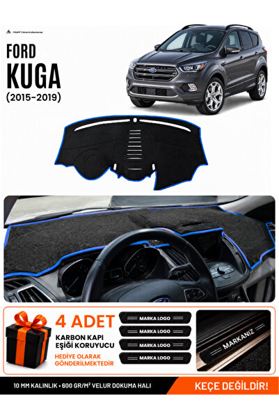 e-biz Ford Kuga (2015-2019) Compatible Glove Box Protection, Glove Box Cover,...