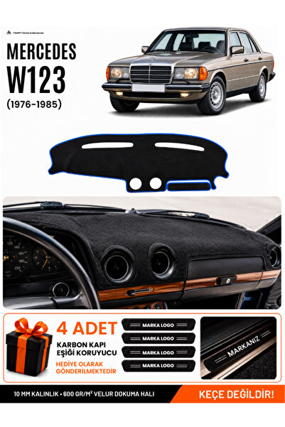e-biz Mercedes W123 (1976-1985) Compatible Glove Box Protection, Glove Box Co...