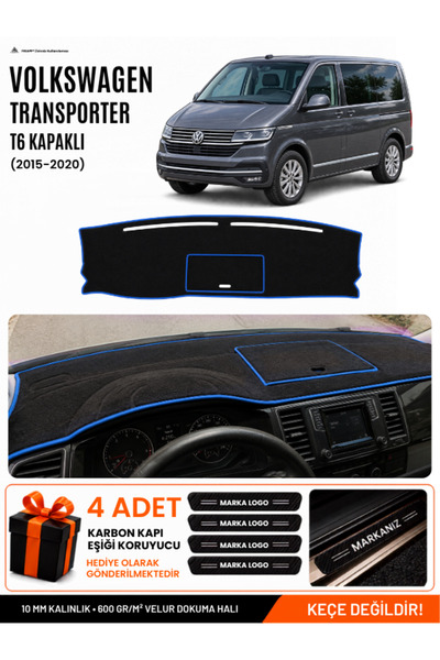 e-biz Volkswagen Transporter T6 with Cover (2015-2020) Compatible Dashboard C...