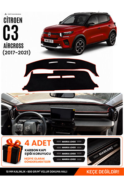 e-biz Citroen C3 Aircross (2017-2021) Compatible Glove Box Cover, Glove Box C...
