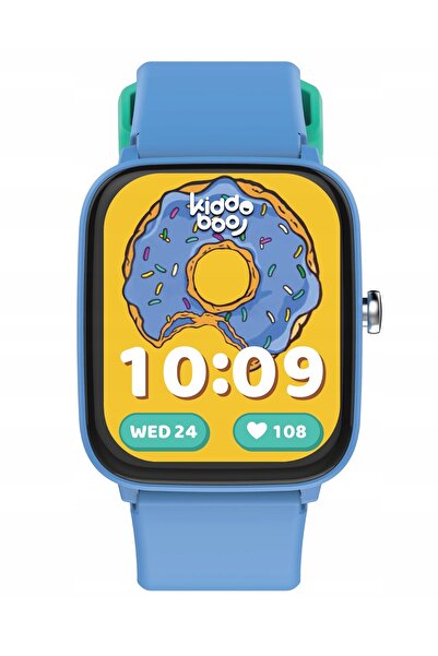 NO BRAND Ceas inteligent pentru copii Kidoboo Blue, pedometru, jocuri
