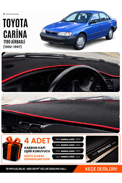 e-biz Toyota Carina E T190 Airbagli (1992-1997) Compatible Dashboard Cover - ...