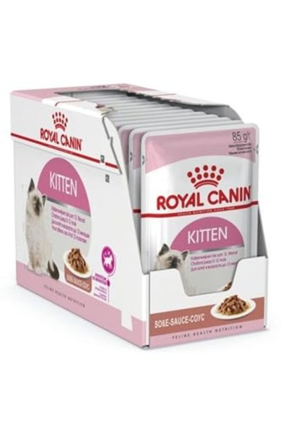 Royal Canin Kitten Gravy Yavrukedi Konservesi, 85g, 6 Adet