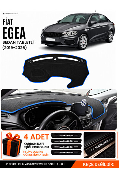 e-biz Fi̇at Egea Sedan (2019-2026) Compatible Glove Box Cover with Tablet Hol...