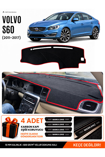 e-biz Volvo S60 (2011-2017) Compatible Glove Box Protection, Glove Box Cover,...