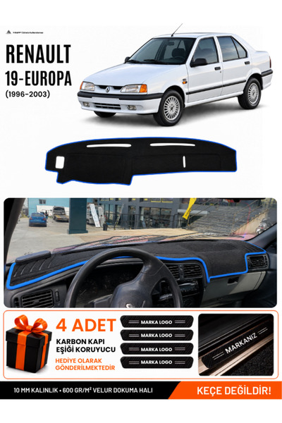 e-biz Renault 19 Europa (1996-2003) Compatible Glove Box Cover, Glove Box Cas...