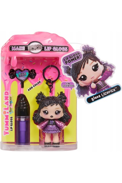 NO BRAND LALKA YUMMILAND Blake Licorice SOUR SWEETIES Set de luciu de buze LA...