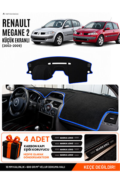 e-biz Renault Megane 2 Small Screen (2002-2009) Compatible Dashboard Cover - ...