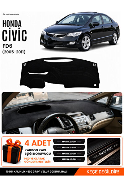 e-biz Honda Civic Fd6 (2005-2011) Compatible Glove Box Protection, Glove Box ...