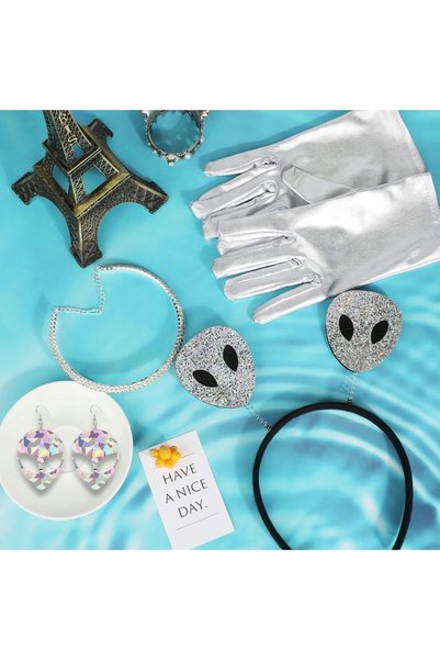 NO BRAND ACCESORII COSMETICE BENTITA CERCEI COLIER MĂNUȘI COSTUM HALLOWEEN