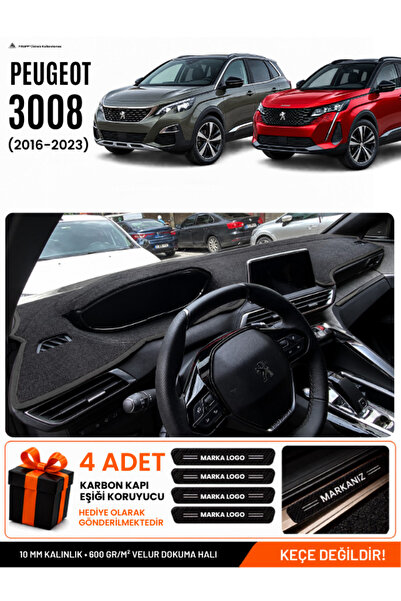 e-biz Peugeot 3008 (2016-2023) Compatible Glove Box Protection, Glove Box Cov...