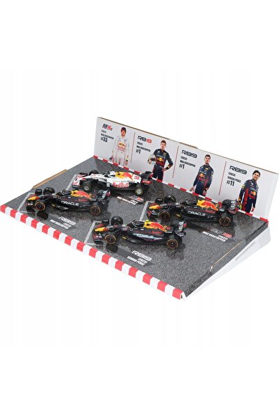 BBURAGO ORACLE RED BULL RACING F1 RB SET MODELE MAȘINI 1:43 4 BUCĂȚI