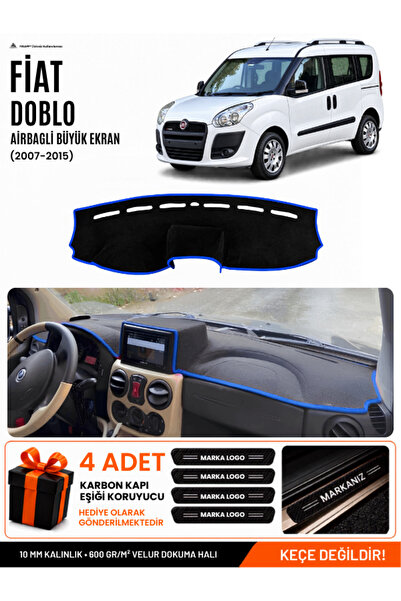 e-biz Fiat Doblo Airbagged Large Screen (2007-2015) Compatible Dashboard Cove...