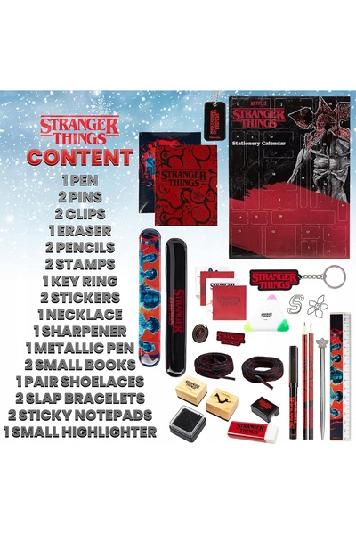 NO BRAND CALENDARUL DE ADVENT STRANGER THINGS ARTICOLE DE PAPETARIE CADOU