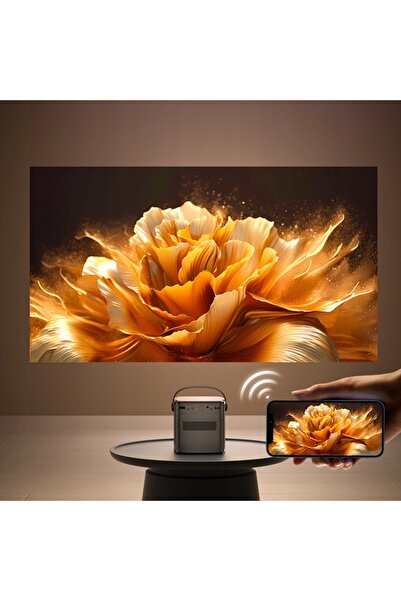 BYINTEK Proiector LED FullHD DLP 500 ANSI 15000 mAh GoogleTV Android 11