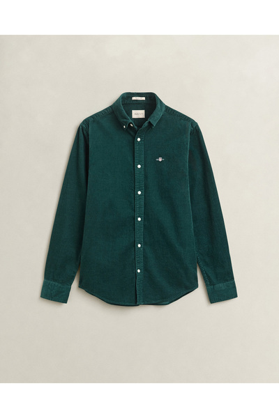 Gant Erkek Yeşil Regular Fit Gömlek