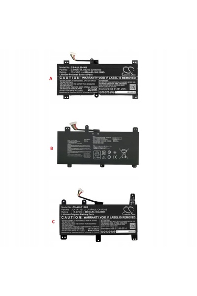 NO BRAND Baterie Movano pentru Asus ROG Strix G512LU G531GU G712LU