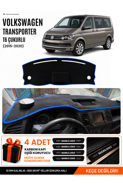 e-biz Volkswagen Transporter T6 Pocketed (2015-2020) Compatible Dashboard Cov...