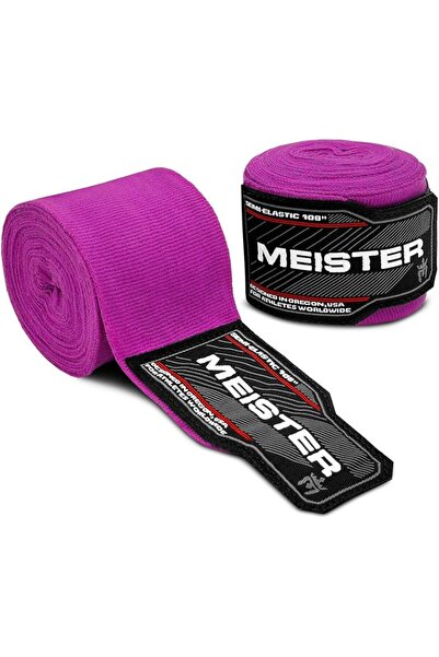 Meister لفائف قطنية مرنة للذراعين مقاس 108 بوصة للملاكمة وفنون القتال المختلط...