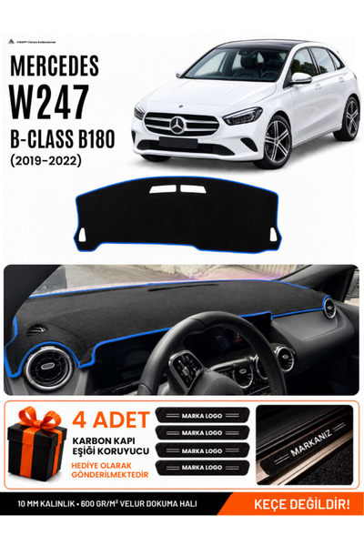 e-biz Mercedes W247 B180 B Class (2019-2022) Compatible Glove Box Cover, Glov...