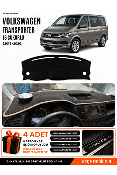 e-biz Volkswagen Transporter T6 Poled (2015-2020) Compatible Dashboard Cover ...