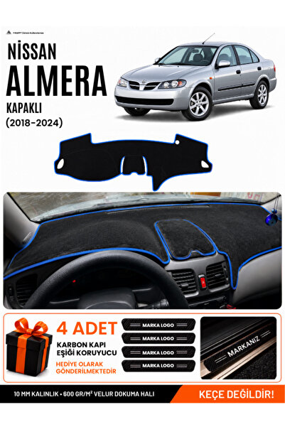 e-biz Nissan Almera Covered (2000-2006) Compatible Glove Box Cover, Glove Box...