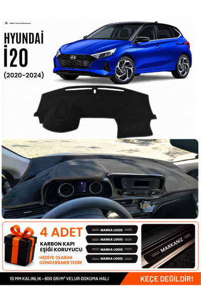 e-biz Hyundai̇ İ20 (2020-2024) Compatible Glove Box Protection, Glove Box Cov...