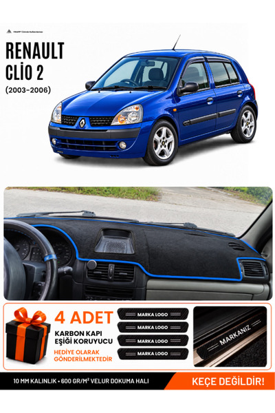 e-biz Renault Clio Symbol Airbag Compatible (2003-2006) Compatible Glove Box ...