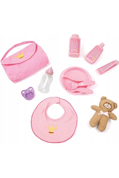 NO BRAND PĂPUȘĂ BEBE FETĂ CU OCHI CARE SE DESCHID ȘI SE ÎNCHID 46cm + ACCESORII