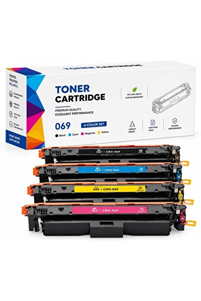 Generic 069 Toner Cartridge (Black Cyan Yellow Magenta) Replacement for Canon...