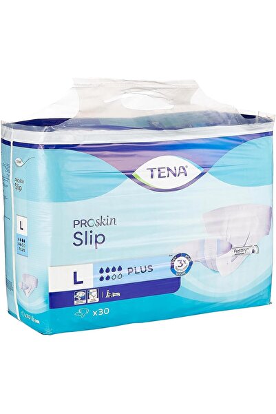 TENA Premium Slip Plus, Incontinence Adult Diapers, Large, 30 count