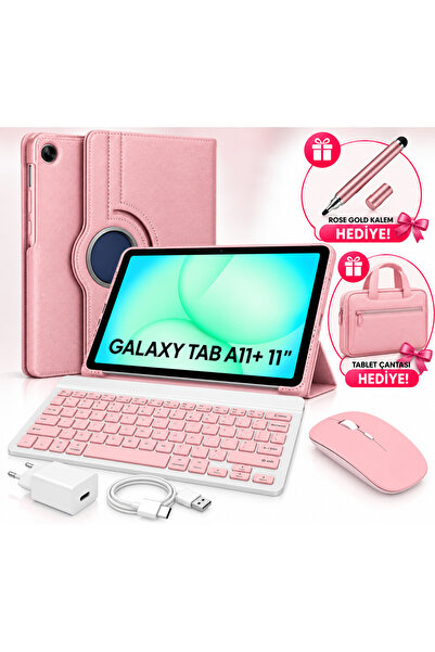 Samsung GALAXY TAB A11+ 8 GB 256 GB+ KILIF+ KLAVYE+ MOUSE+ ŞARJ ALETİ+ (HEDİY...