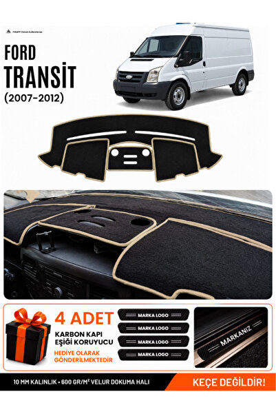 e-biz Ford Transit (2007-2012) Compatible Glove Box Protection, Glove Box Cov...