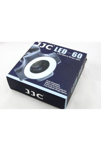 JJC Lampă inelară LED 60 pentru macro, cu reglare lină