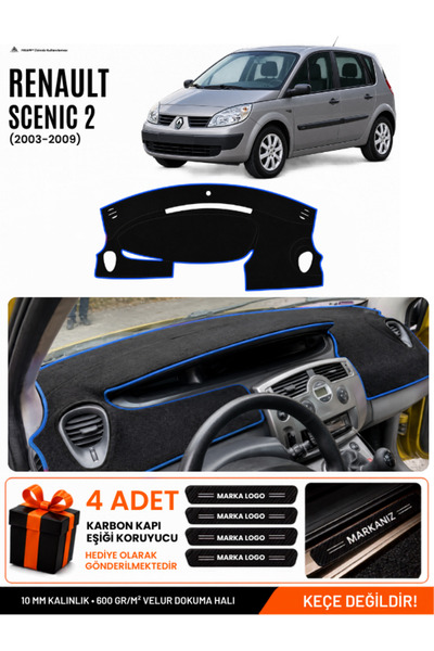 e-biz Renault Scenic 2 (2003-2009) Compatible Glove Box Cover, Glove Box Case...