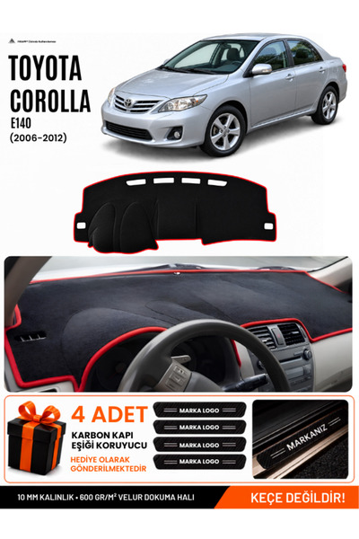 e-biz Toyota Corolla E140 (2006-2012) Compatible Dashboard Cover, Dashboard C...