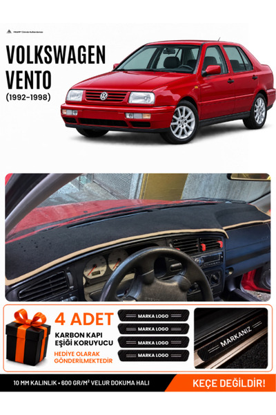 e-biz Volkswagen Vento (1992-1998) Compatible Dashboard Cover, Dashboard Case...