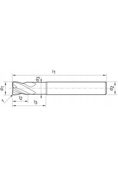 Format Wiertlo rdzen. HSS TiAlN 12/30mm