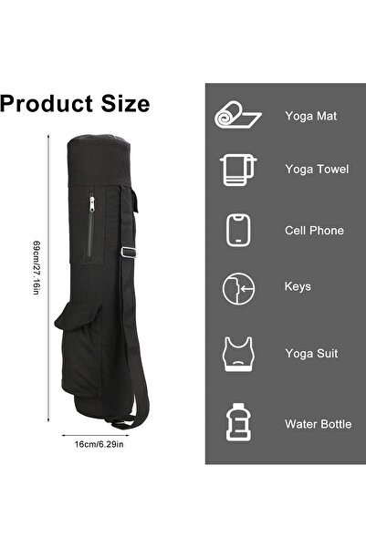 NO BRAND Geantă pentru saltea de yoga, rucsac, sport, fitness, pilates, geant...