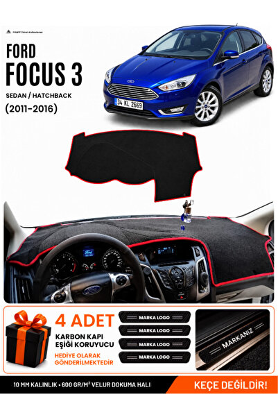 e-biz Ford Focus 3 (2011-2016) Compatible Glove Box Cover, Glove Box Case - B...