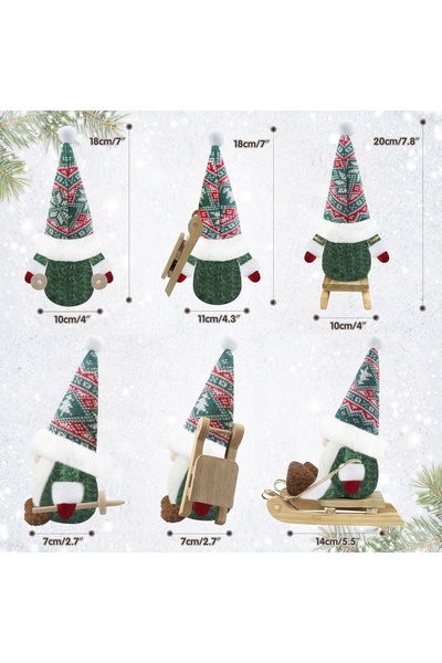 NO BRAND ORNAMENT DE CRĂCIUN 3x DECORAȚIE FESTIVĂ PENTRU BRADUL DE CRĂCIUN DE...