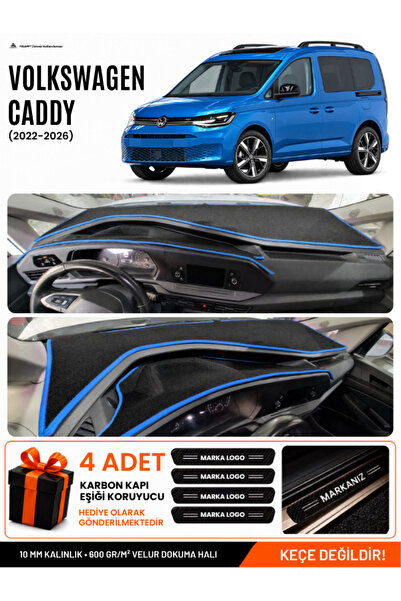 e-biz Volkswagen Caddy (2022-2026) Compatible Dashboard Cover, Dashboard Case...