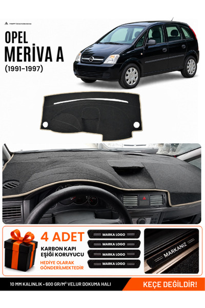 e-biz Opel Meriva a (2003-2010) Compatible Glove Box Protection, Glove Box Co...