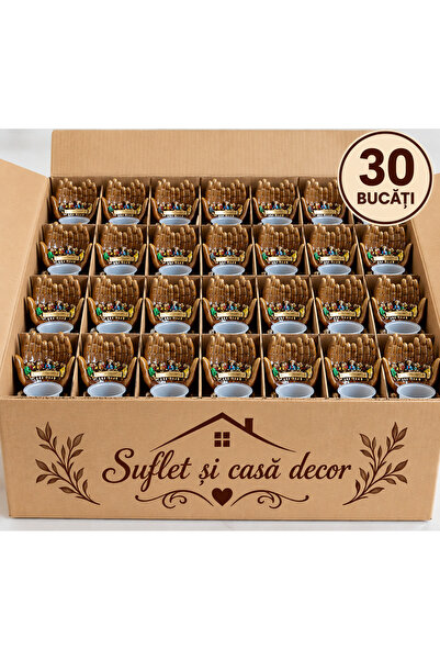 suflet si casa decor Σετ 30 διακοσμητικών κεριών Χέρια του Κυρίου με την Μυστ...