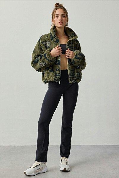 Nike Kadın İçi Astarlı Kalın Polar Street Sherpa Jkt /OVERSİZE BOL KALIPTIR (...